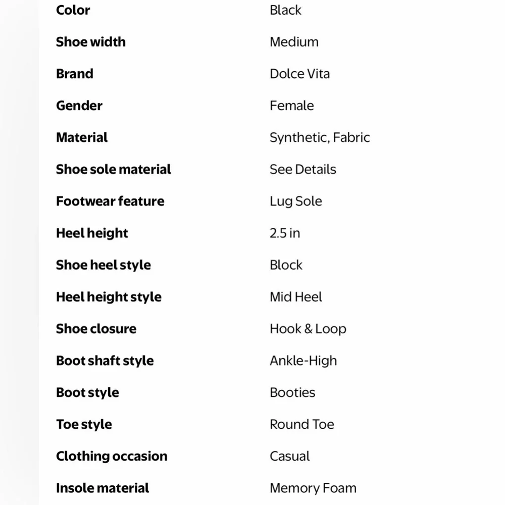 Dolce Vita Ankle Chelsea Rancher Boots Black with Tan Sole - Picture 6 of 6